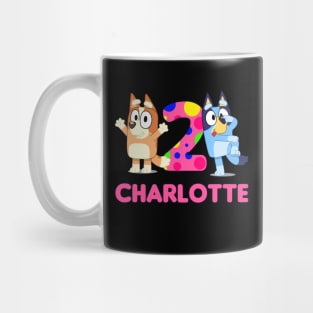 Bluey and Bingo charl 2 year Mug